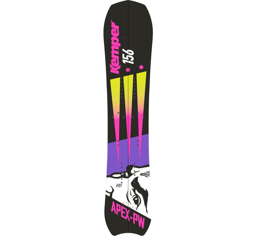 Tabla de snowboard dividida Kemper Apex 1990/91 (156 cm; 21/22)