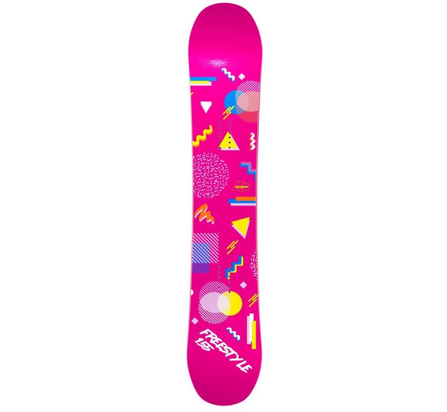 Tabla de snowboard Kemper Freestyle 2021/22 (146cm|Rosa)