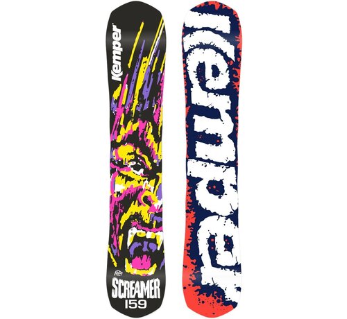 Kemper Snowboards  Tabla de snowboard Kemper Screamer 1990/91 (153 cm|Negro)