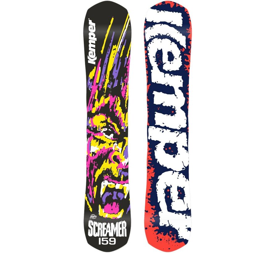 Deska snowboardowa Kemper Screamer 1990/91 (153cm|czarna)