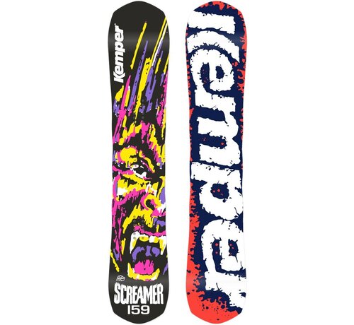 Kemper Snowboards Tabla de snowboard Kemper Screamer 1990/91 (159 cm|Negro)