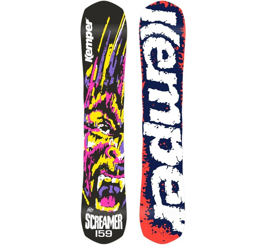 Deska snowboardowa Kemper Screamer 1990/91 (159cm|czarna)