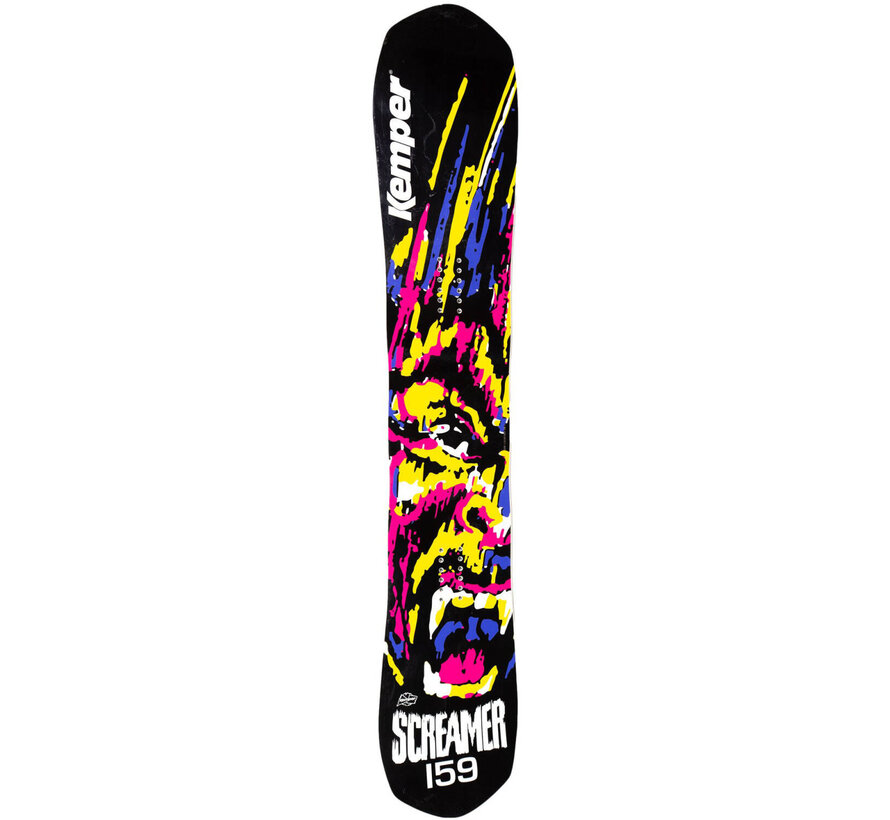 Tabla de snowboard Kemper Screamer 1990/91 (159 cm|Negro)