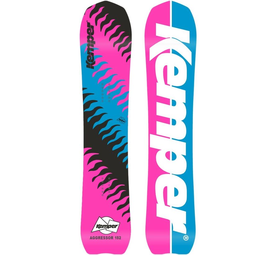 Kemper Aggressor 1989/90 Snowboard (162cm|Pink)