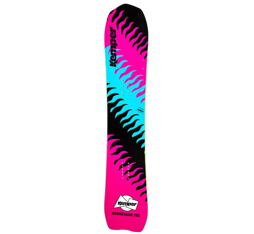 Deska snowboardowa Kemper Aggressor 1989/90 (162cm|różowy)