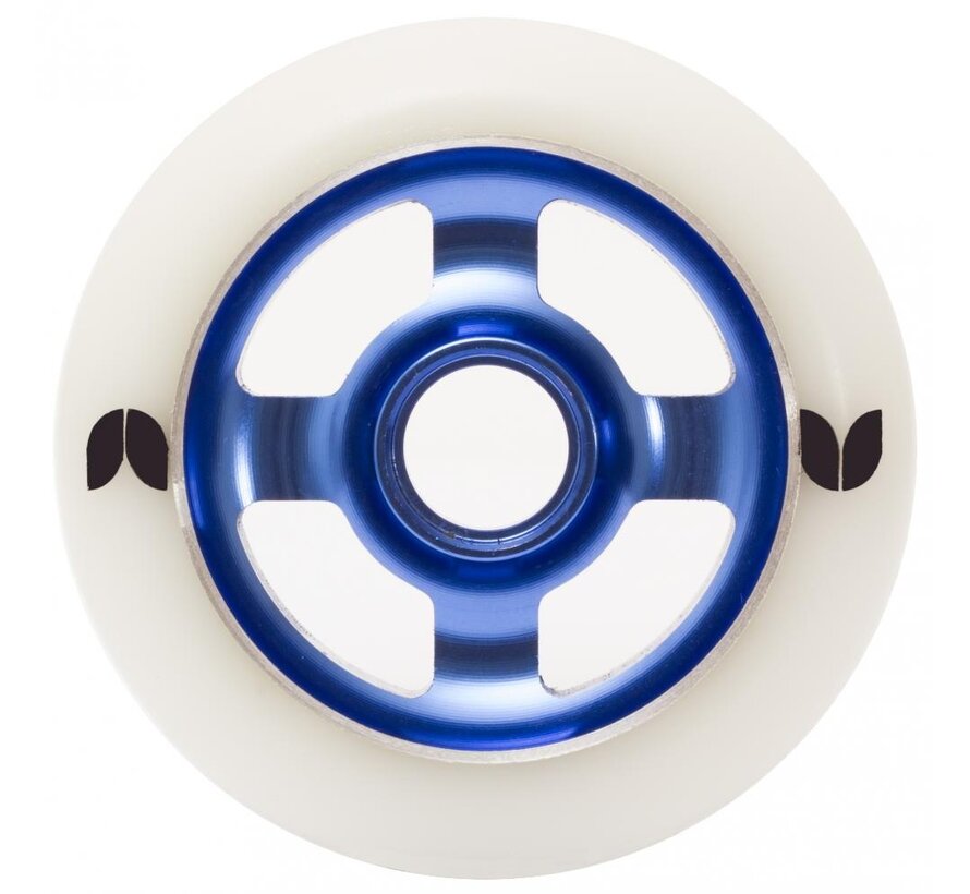 Blazer Pro 100mm Aluminum Core Stunt Scooter Wheel White/Blue