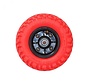 Kheo wiel 8 inch compleet rood