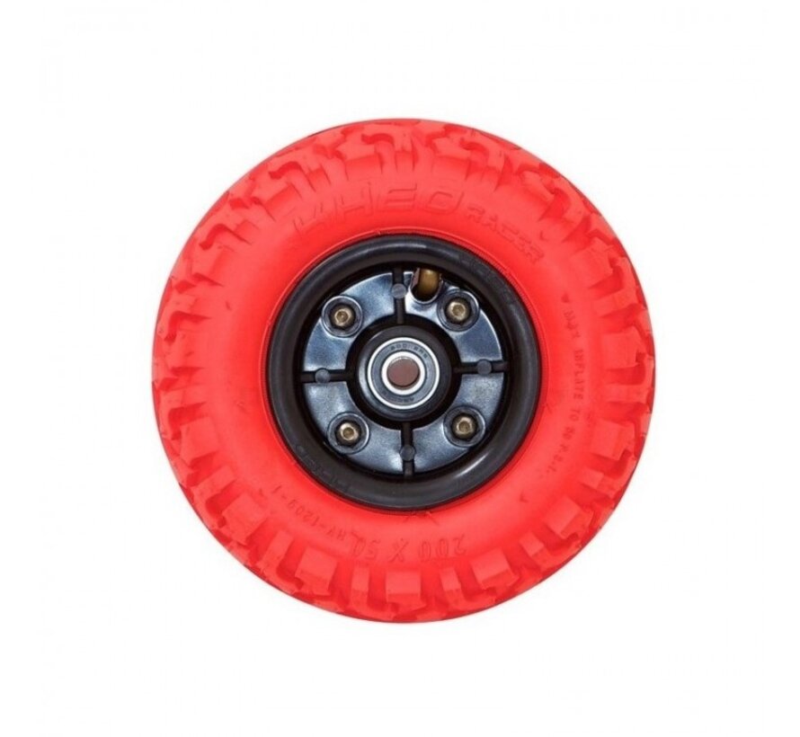 Roue Kheo Racer 8 pouces complète rouge