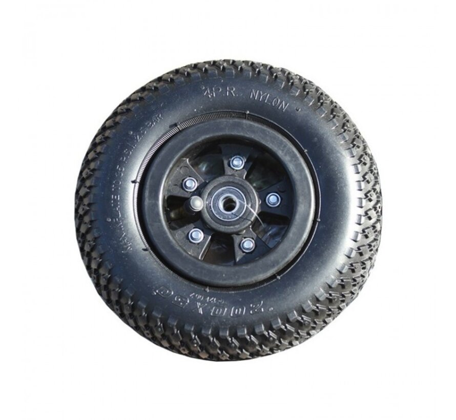 Kheo rueda estándar completa de 8 pulgadas 12mm negro