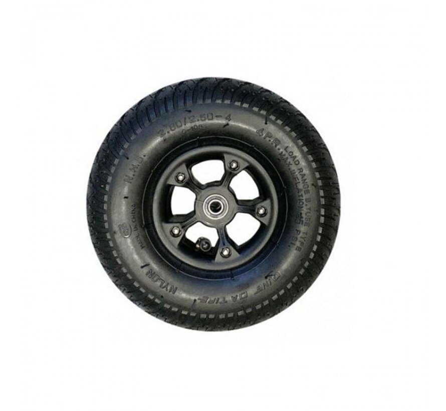 Kheo rueda estándar completa de 9 pulgadas 10 mm negra