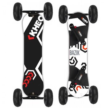 Kheo Kheo Bazik V4 Mountainboard 9 Zoll schwarze Räder