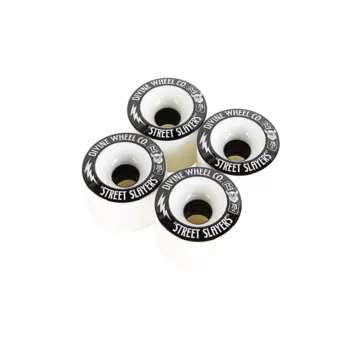 Divine Devine Street Slayers Ruedas de longboard blancas de 72 mm