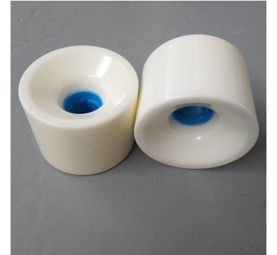 SSS Zachte wielen 65mm Blauw set van 4