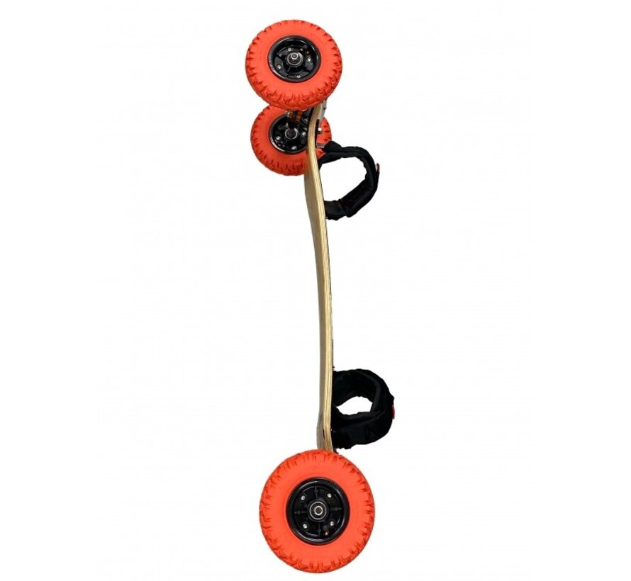 Kheo Epic V4 mountainboard 8 inch  met rode wielen