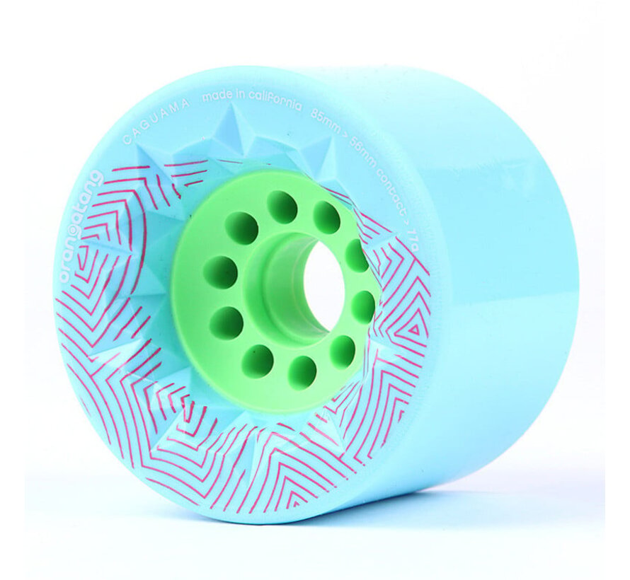 Orangatang Caguama-Räder 85 mm blau