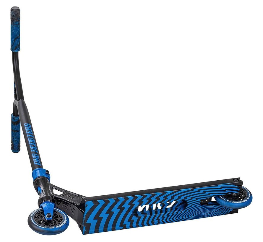 NKD Gas-Stunt-Scooter Schwarz-Blau