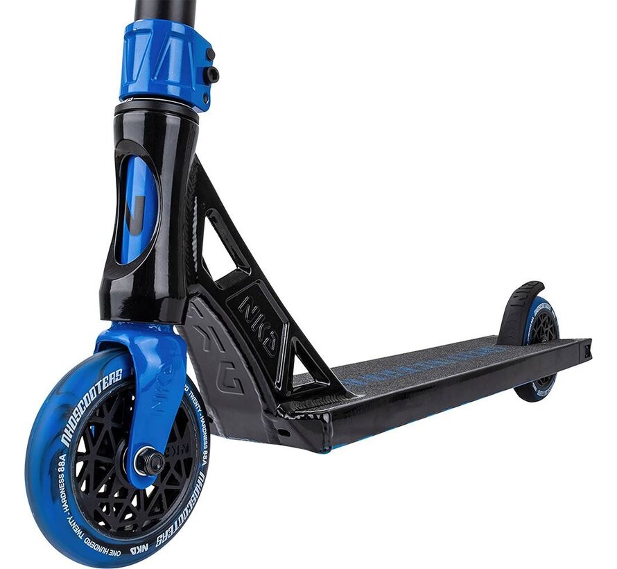 NKD Gas-Stunt-Scooter Schwarz-Blau