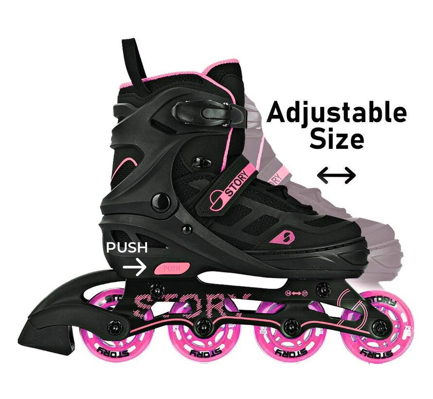 Story Fusion Verstelbare Inline Skate Pink