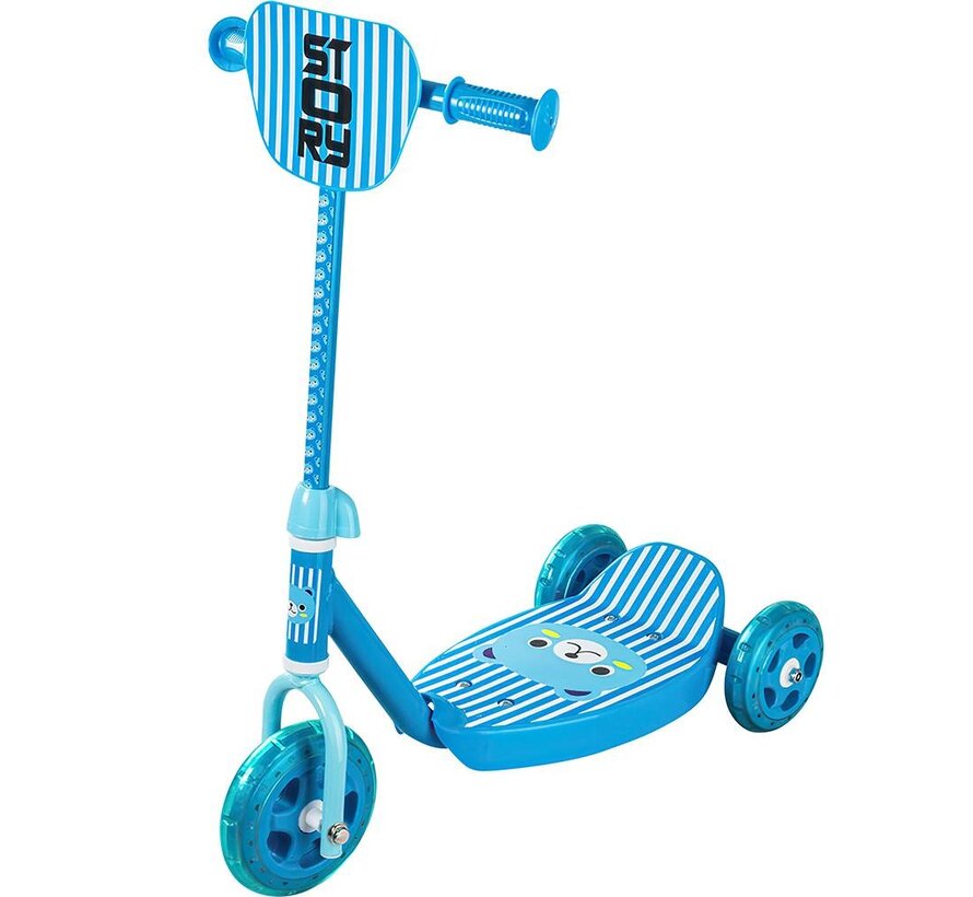 Story Mini-Kinderroller mit drei Rädern, Blau