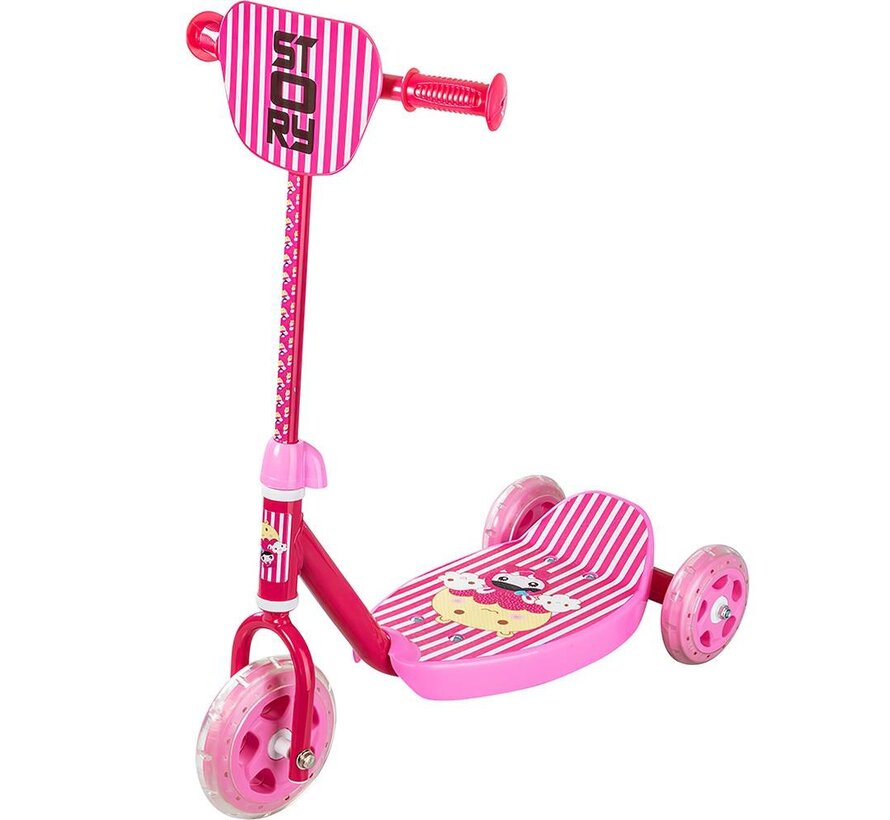 Story mini kids tricycle scooter Pink