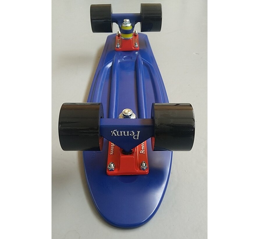 Penny Board 22 Personnalisé Bleu Rouge