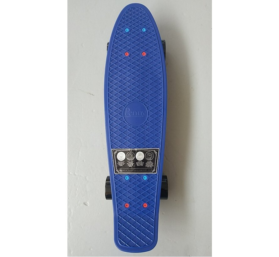 Penny Board 22 Custom Blau Rot