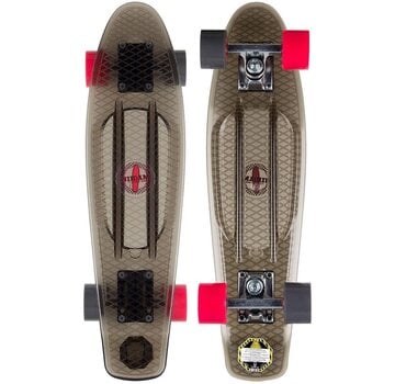 Nijdam Nijdam 22.5'' Skateboard transparant zwart