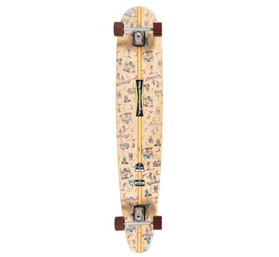 Hamboard - Logger Surfskate de 60" color nogal