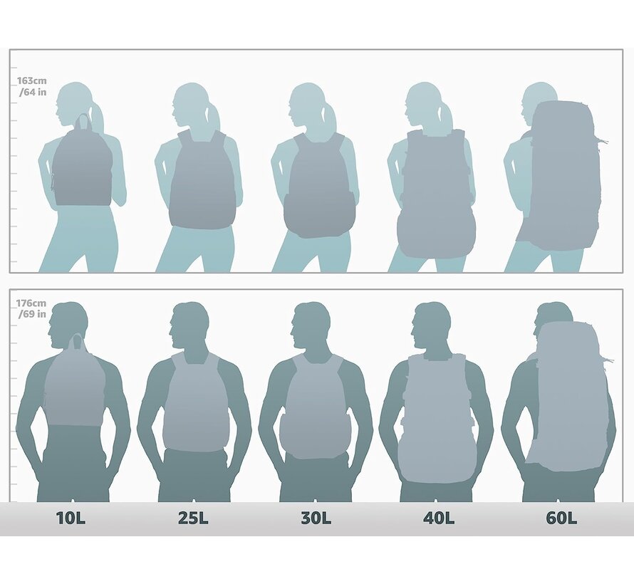 Plecak trekkingowy Urban Beach w kolorze czerwonym