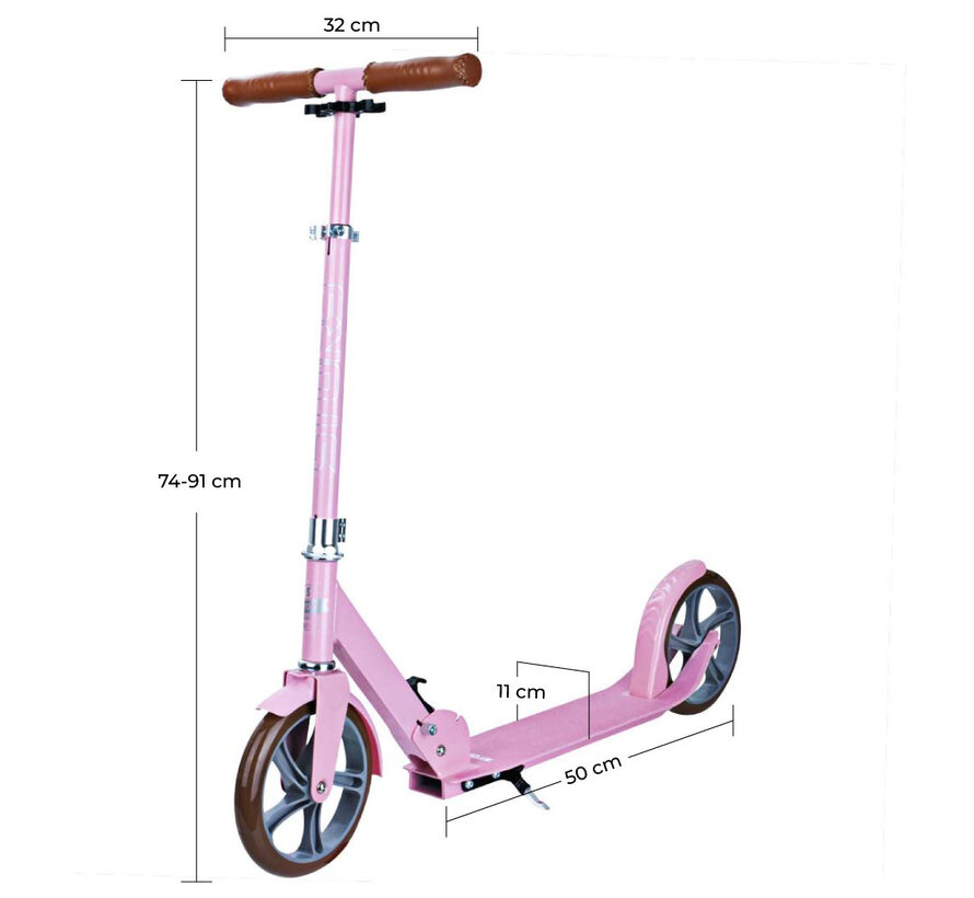 Story Urban Go Step Retro Pink, the folding scooter for children and adults