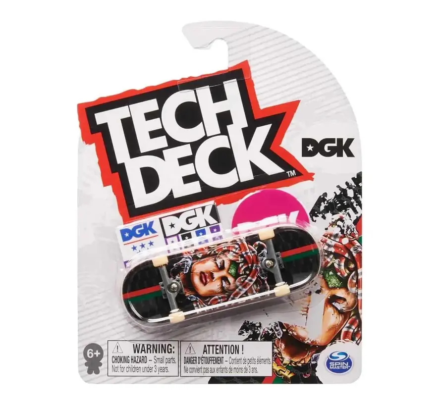 Tech Deck Single Pack 96mm Fingerboard - DGK: Medusa
