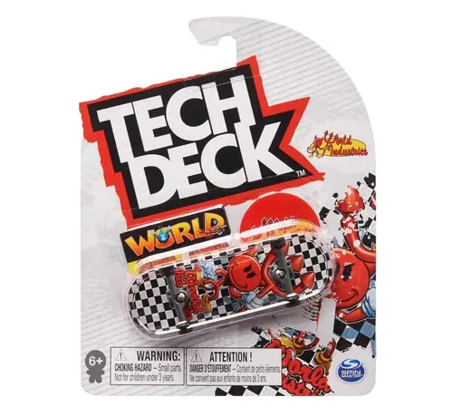 Tech Deck Podstrunnica Tech Deck w pojedynczym opakowaniu 96 mm - Światowe branże: Devil Boy
