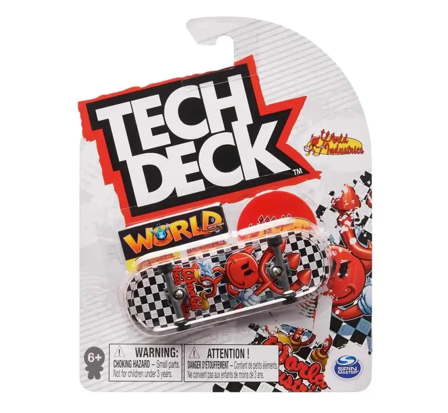 Tech Deck Single Pack 96mm Fingerboard - World Industries: Devil Boy