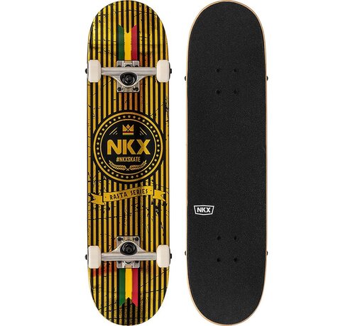NKX Deskorolka NKX Rasta Royal Gold 7,75"