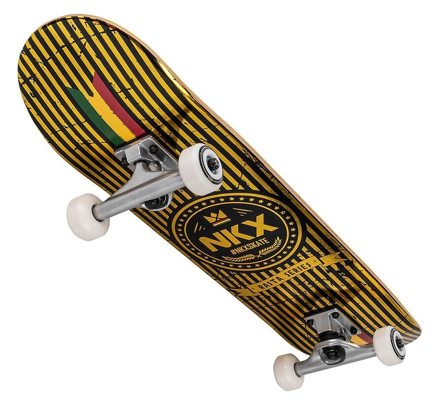 NKX Skateboard Rasta Royal Or