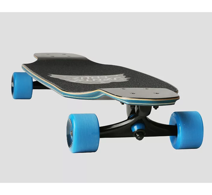 Santa Cruz Drop Down Longboard Botanic Skull 37.5 azul