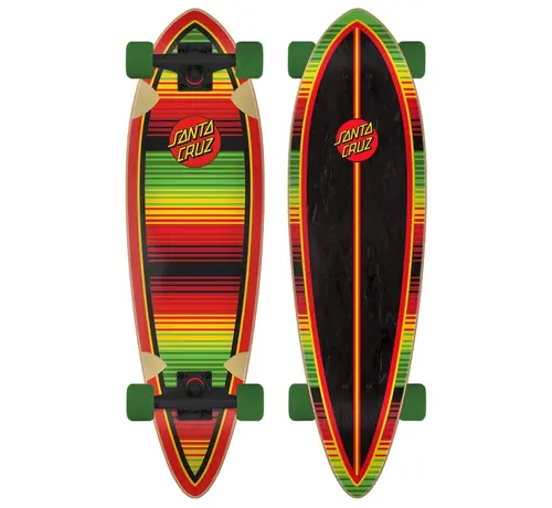 Santa Cruz Santa Cruz Serape Dot Pintail 33 Longboard-Cruiser