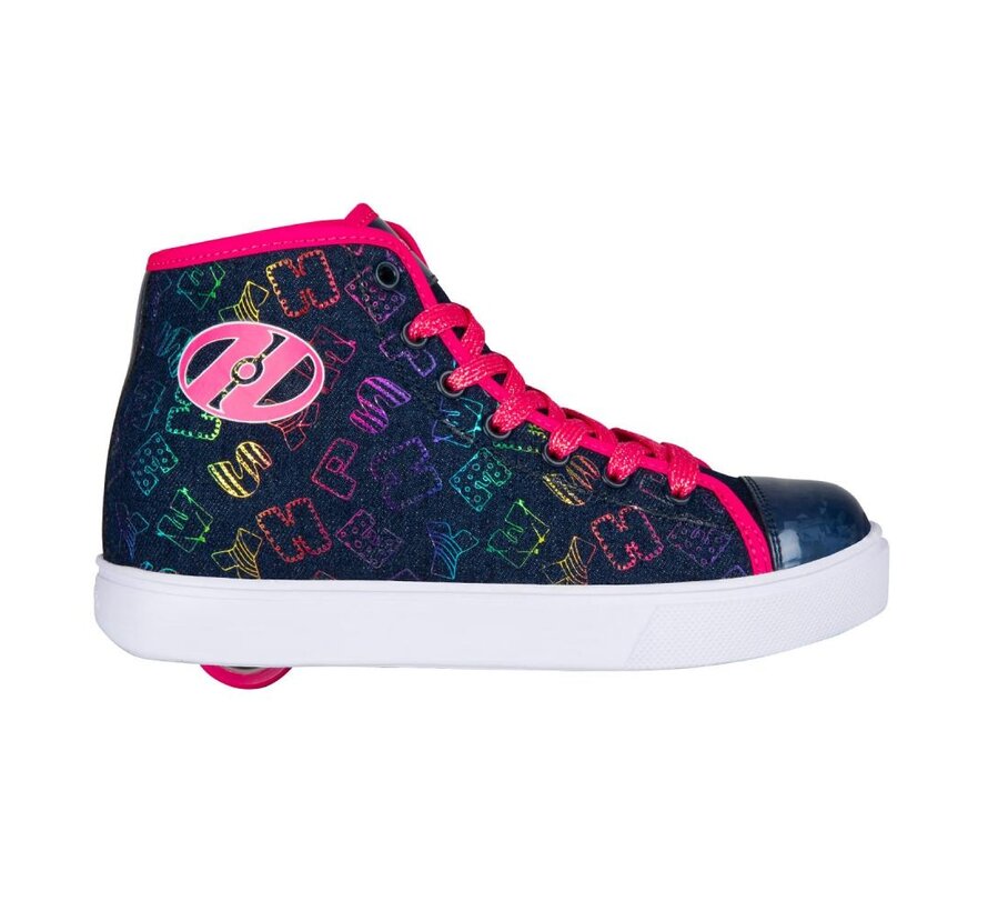 Heelys Veloz Denim  / Pink / Rainbow