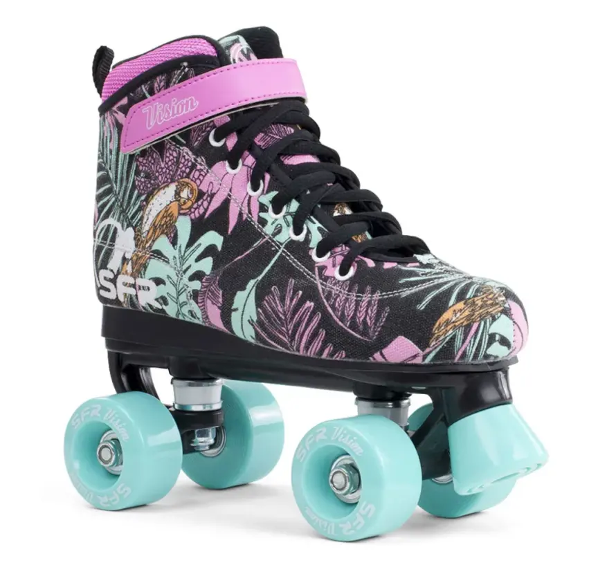 SFR Vision Canvas Roller Skates Floral