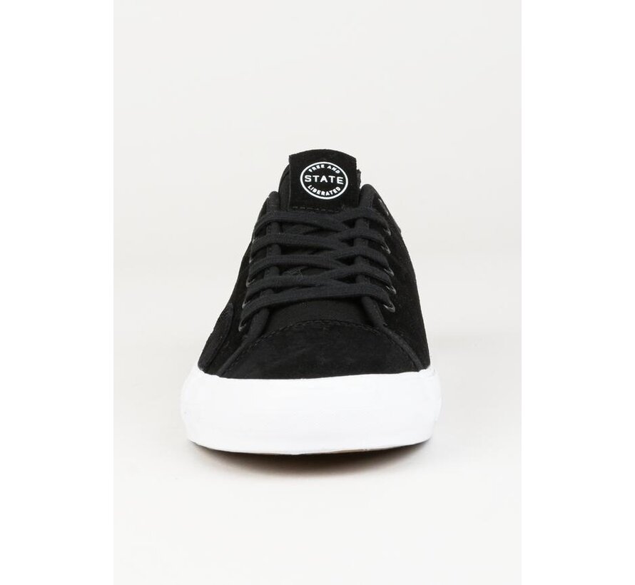 State Harlem Suede Shoes Black White