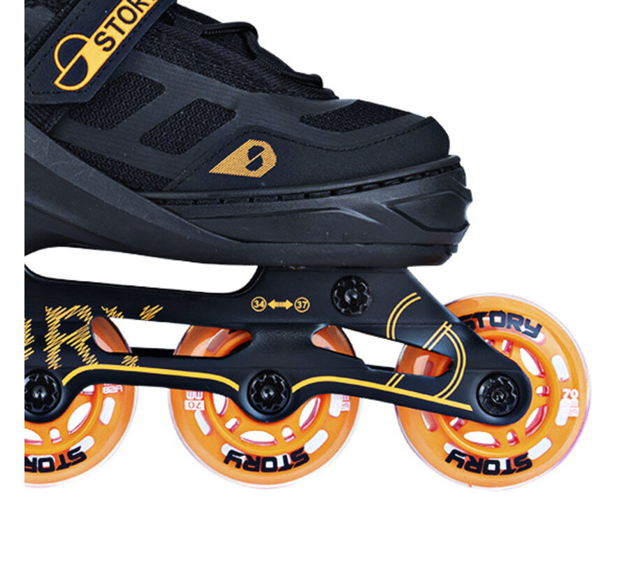 Story Fusion Adjustable Inline Skate Orange