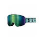 Lunettes de neige TSG Goggle Four Blue-Jungle avec lentille jaune en prime