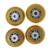Flowlab Ruote da skate 64mm con cuscinetti (4 pezzi)