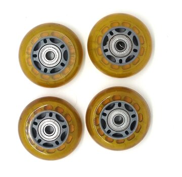 Flowlab Ruedas de patín de 64 mm con rodamientos (4 uds)