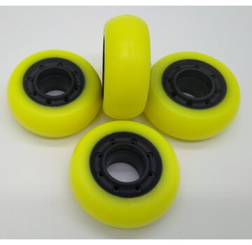 Flowlab Roues de skate 62mm jeu de 4 pièces jaune