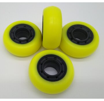 Flowlab Skate wheels 62mm set of 4 pieces yellow