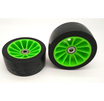 Fuzion Fuzion wheels 118mm green set of 4