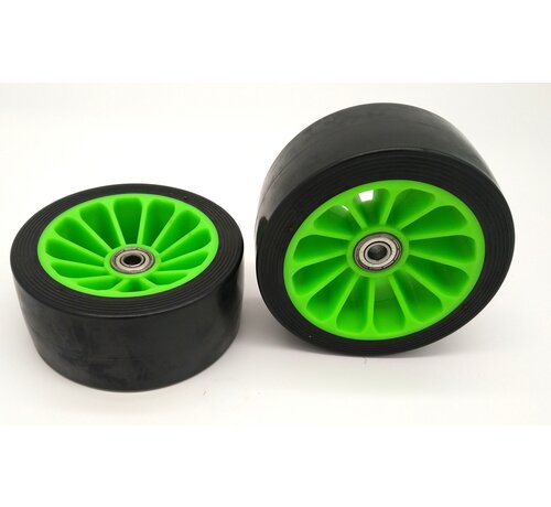 Fuzion Fuzion wheels 118mm green set of 4