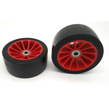 Fuzion Fuzion wheels 118mm red set of 4