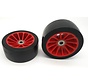 Fuzion wheels 118mm red set of 4